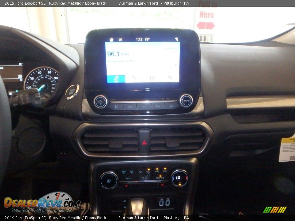 2019 Ford EcoSport SE Ruby Red Metallic / Ebony Black Photo #13