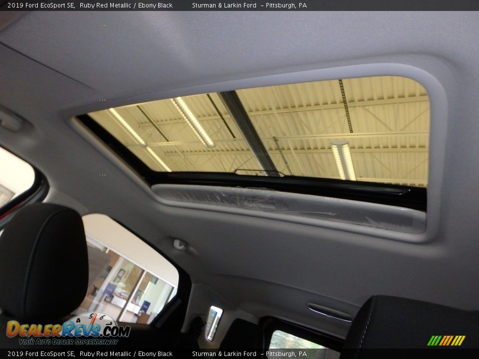 2019 Ford EcoSport SE Ruby Red Metallic / Ebony Black Photo #15