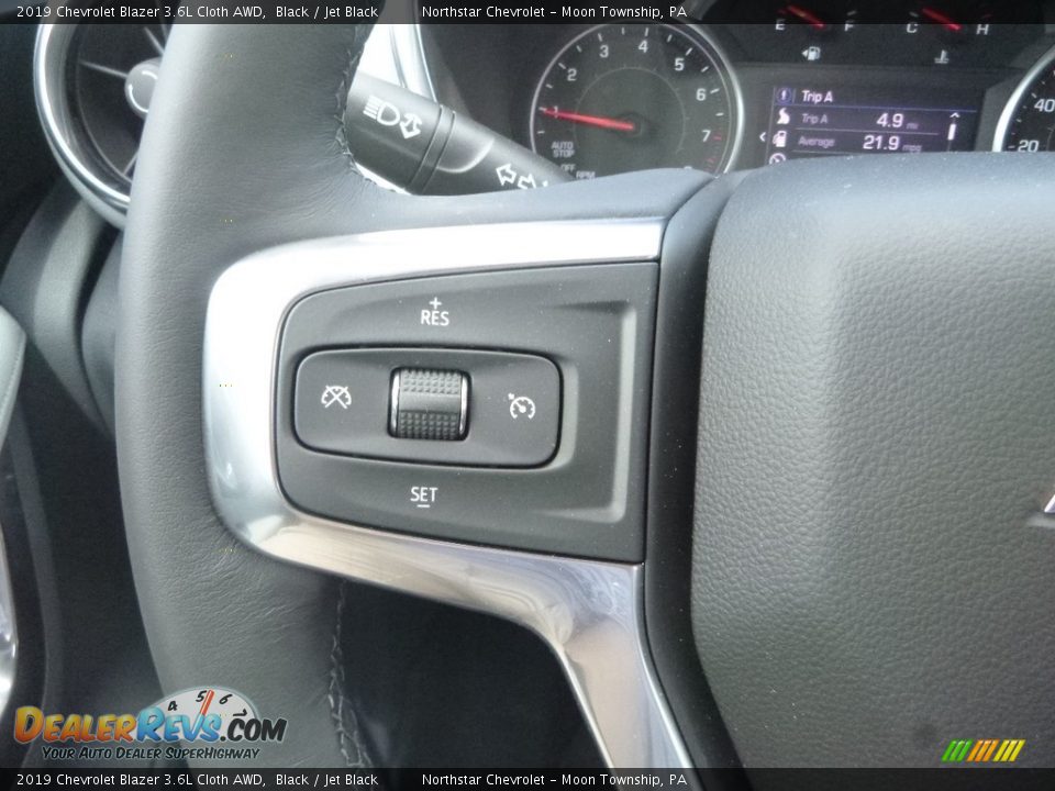 2019 Chevrolet Blazer 3.6L Cloth AWD Black / Jet Black Photo #20