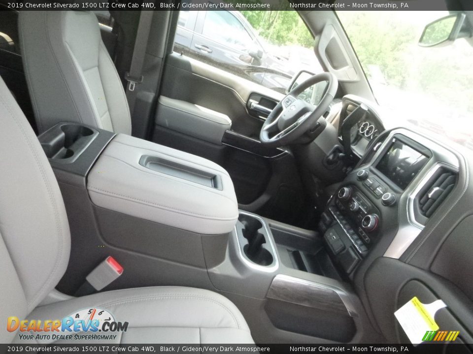 2019 Chevrolet Silverado 1500 LTZ Crew Cab 4WD Black / Gideon/Very Dark Atmosphere Photo #7