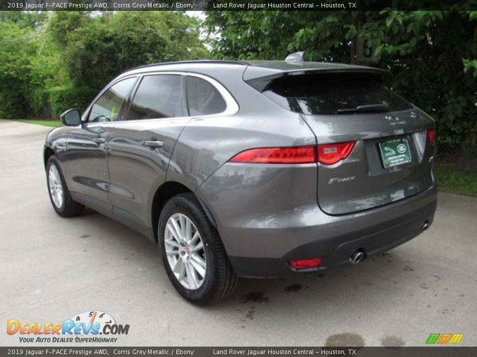 2019 Jaguar F-PACE Prestige AWD Corris Grey Metallic / Ebony Photo #12