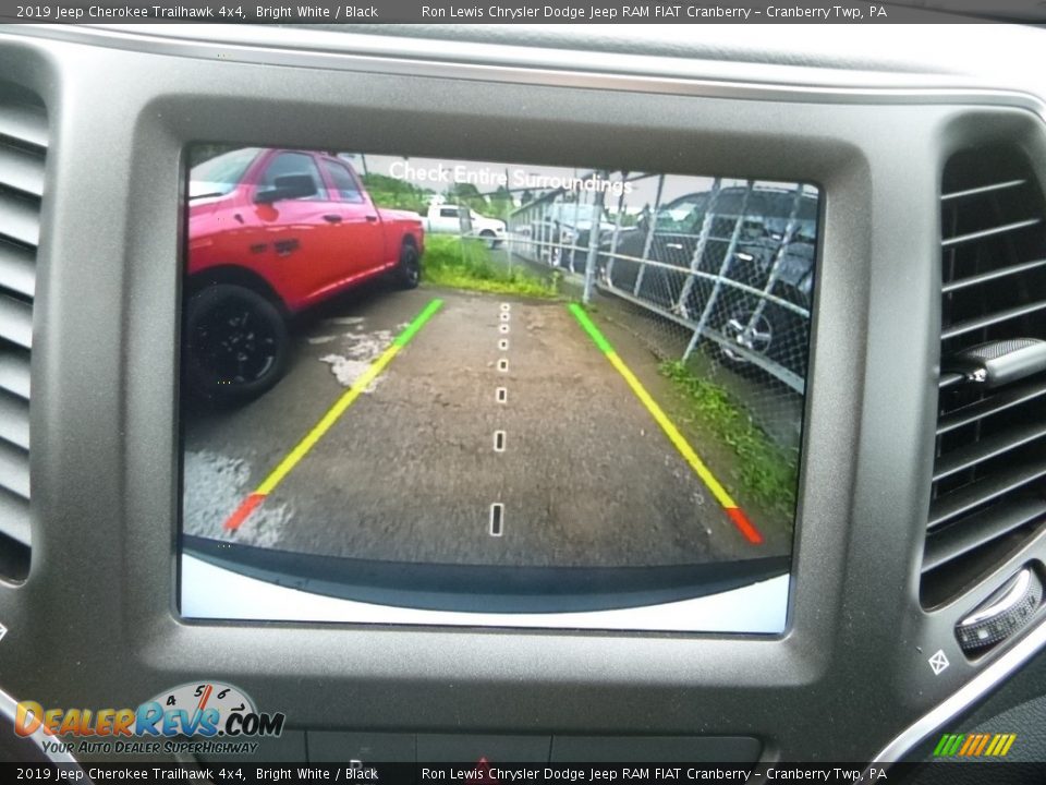 2019 Jeep Cherokee Trailhawk 4x4 Bright White / Black Photo #19