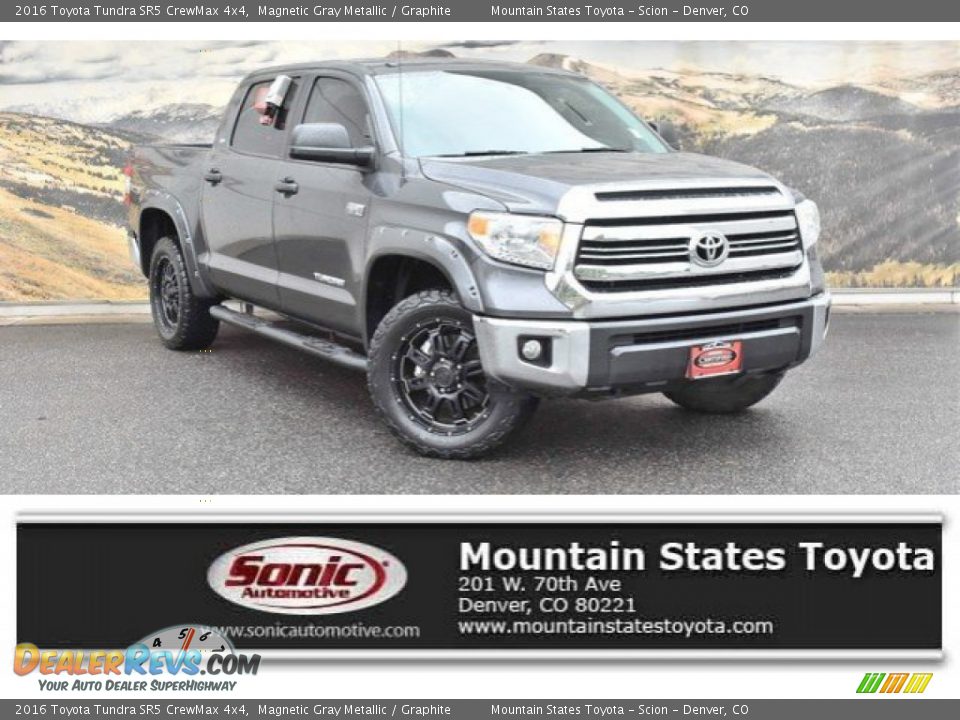 2016 Toyota Tundra SR5 CrewMax 4x4 Magnetic Gray Metallic / Graphite Photo #1