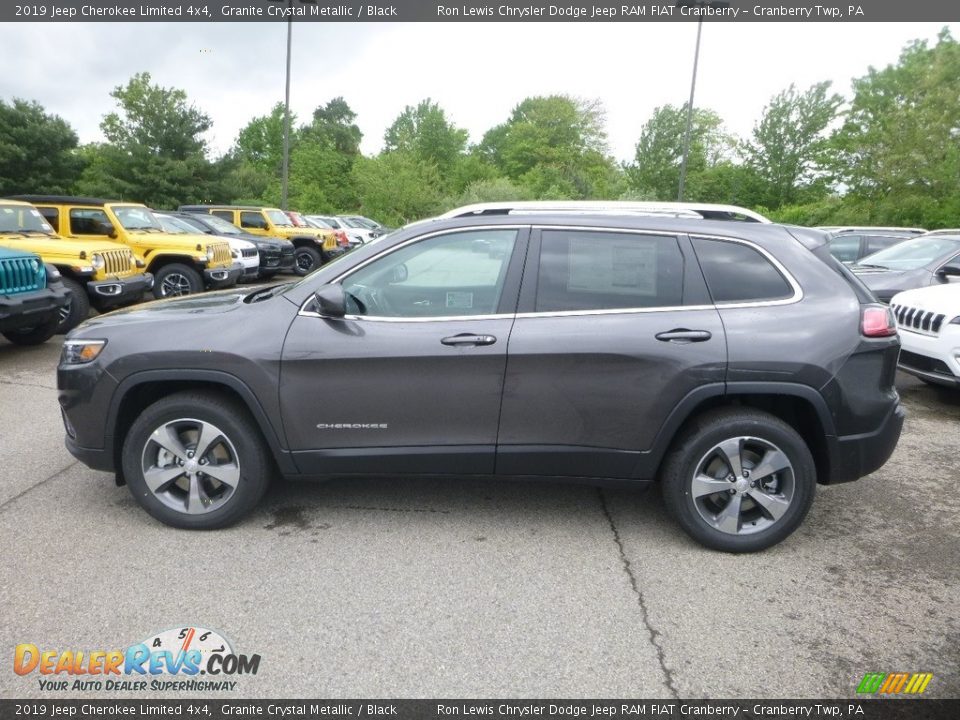 2019 Jeep Cherokee Limited 4x4 Granite Crystal Metallic / Black Photo #2