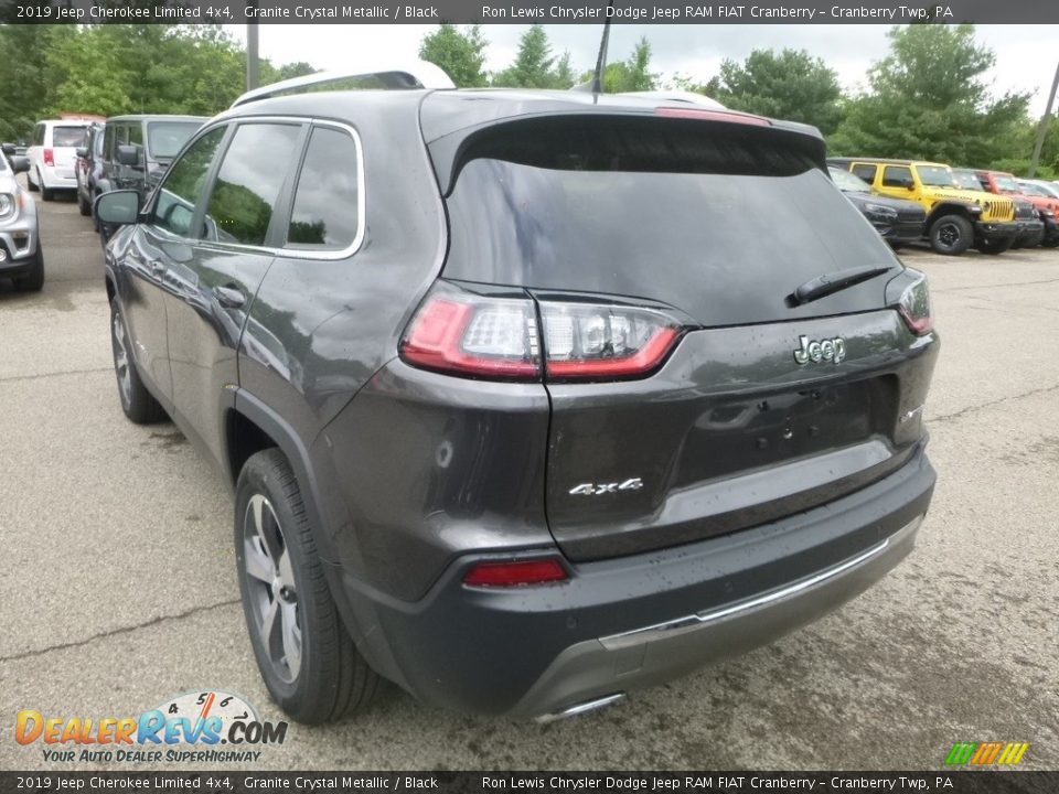 2019 Jeep Cherokee Limited 4x4 Granite Crystal Metallic / Black Photo #3