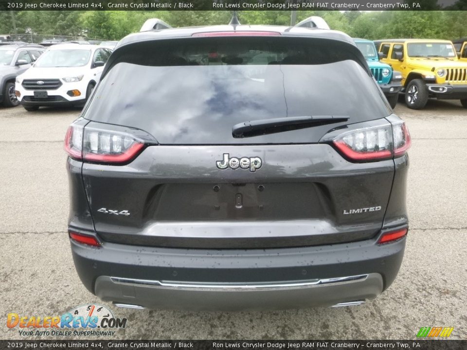 2019 Jeep Cherokee Limited 4x4 Granite Crystal Metallic / Black Photo #4