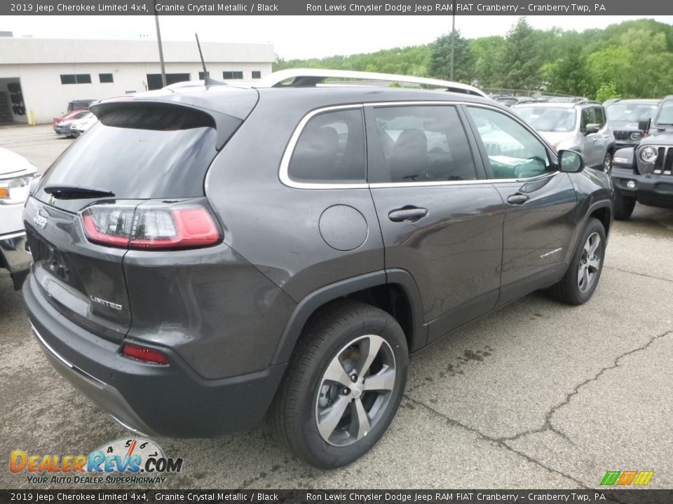 2019 Jeep Cherokee Limited 4x4 Granite Crystal Metallic / Black Photo #5