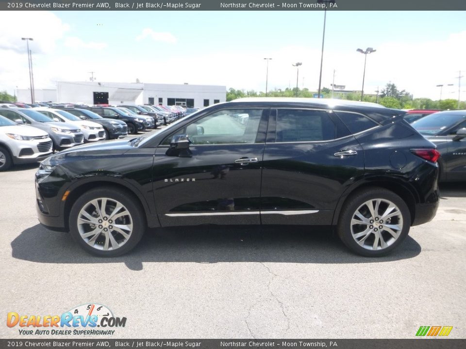 2019 Chevrolet Blazer Premier AWD Black / Jet Black/­Maple Sugar Photo #2