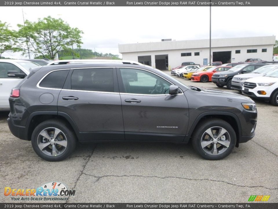 2019 Jeep Cherokee Limited 4x4 Granite Crystal Metallic / Black Photo #6