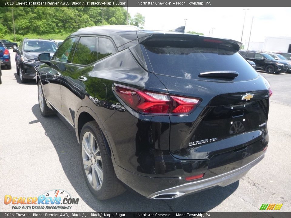 2019 Chevrolet Blazer Premier AWD Black / Jet Black/­Maple Sugar Photo #3