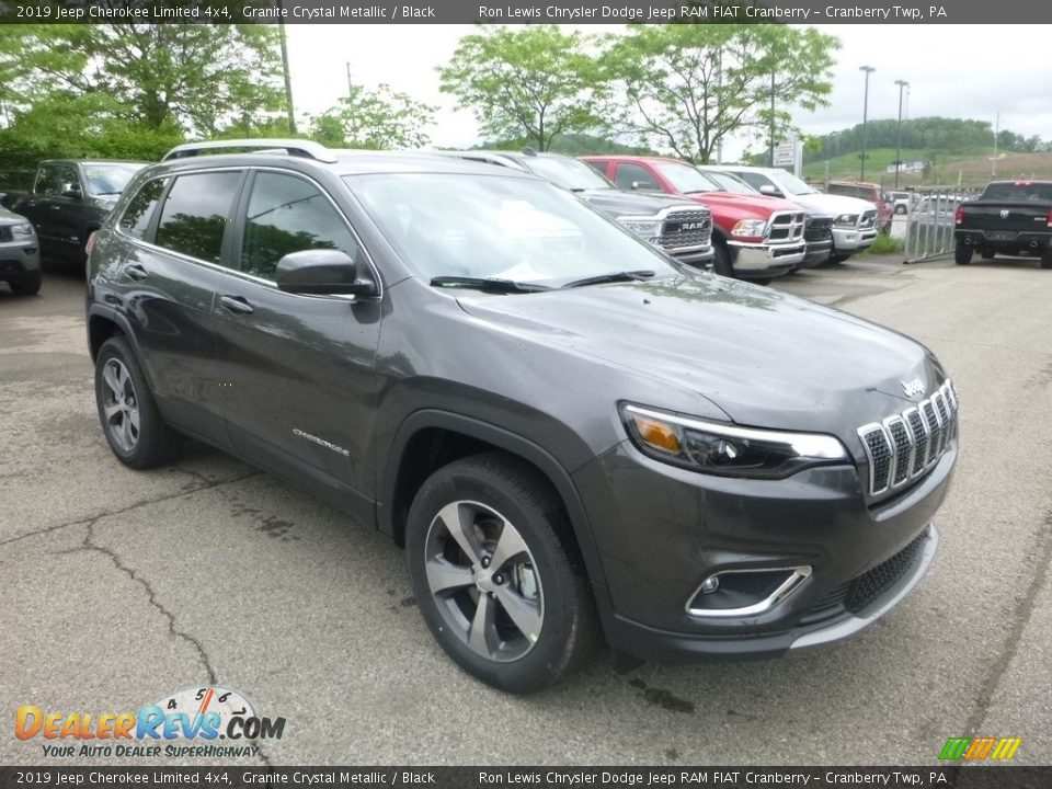 2019 Jeep Cherokee Limited 4x4 Granite Crystal Metallic / Black Photo #7