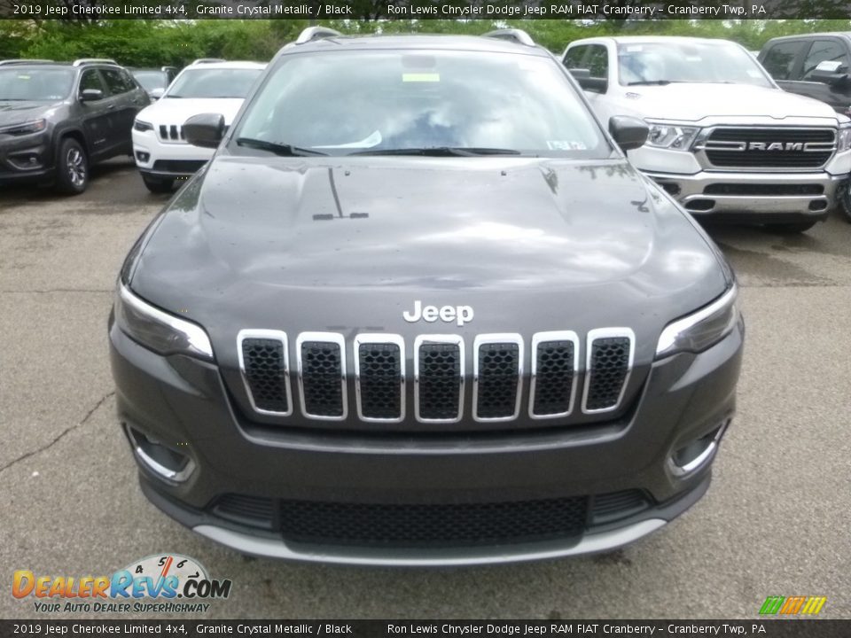 2019 Jeep Cherokee Limited 4x4 Granite Crystal Metallic / Black Photo #8