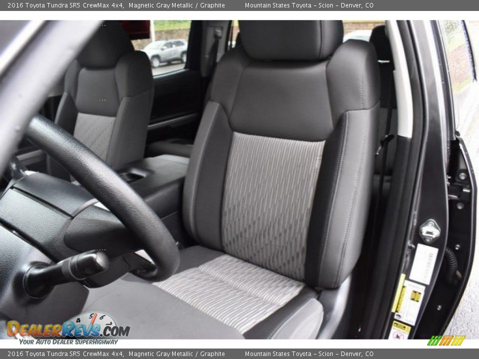 2016 Toyota Tundra SR5 CrewMax 4x4 Magnetic Gray Metallic / Graphite Photo #12