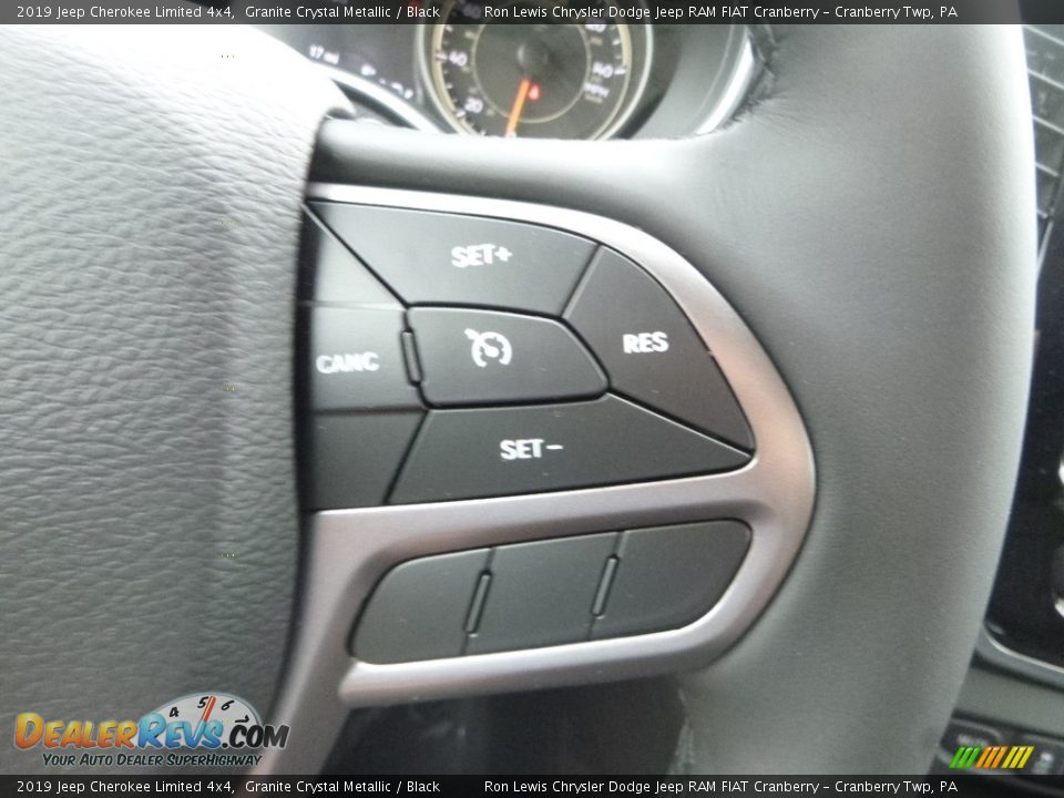 2019 Jeep Cherokee Limited 4x4 Granite Crystal Metallic / Black Photo #18