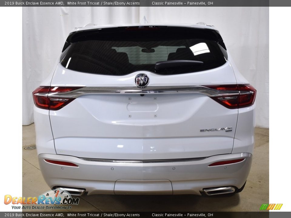 2019 Buick Enclave Essence AWD White Frost Tricoat / Shale/Ebony Accents Photo #3