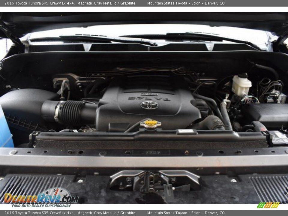 2016 Toyota Tundra SR5 CrewMax 4x4 Magnetic Gray Metallic / Graphite Photo #27
