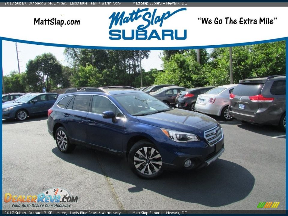 2017 Subaru Outback 3.6R Limited Lapis Blue Pearl / Warm Ivory Photo #1