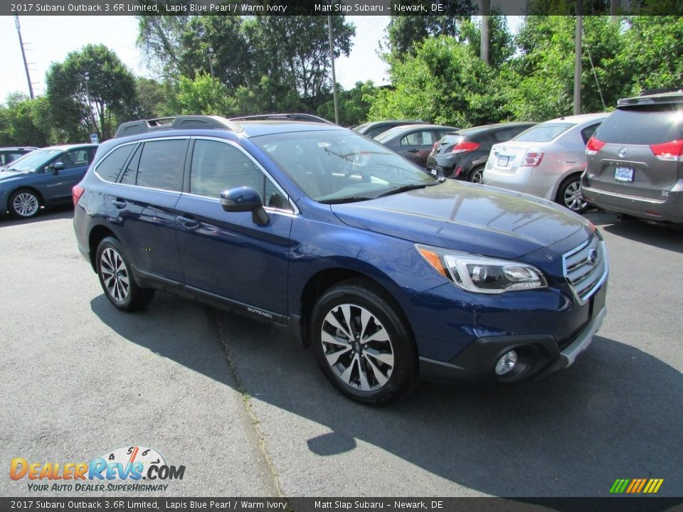 2017 Subaru Outback 3.6R Limited Lapis Blue Pearl / Warm Ivory Photo #4