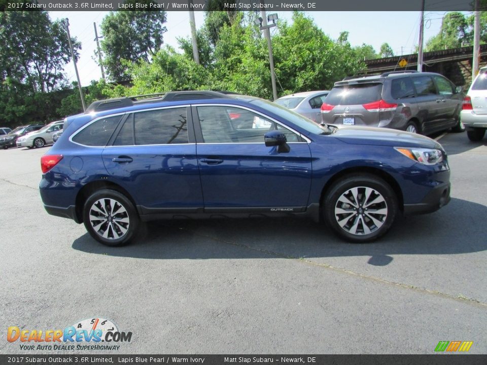 2017 Subaru Outback 3.6R Limited Lapis Blue Pearl / Warm Ivory Photo #5