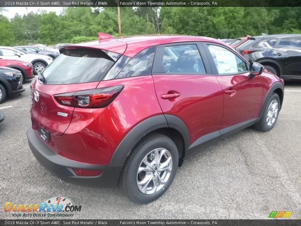 2019 Mazda CX-3 Sport AWD Soul Red Metallic / Black Photo #2
