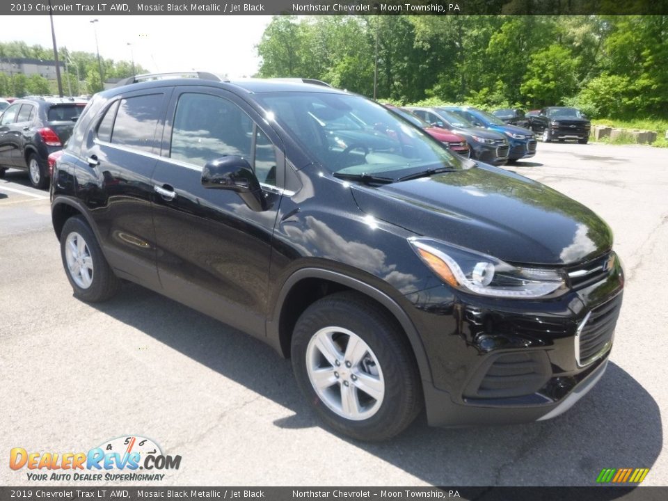 2019 Chevrolet Trax LT AWD Mosaic Black Metallic / Jet Black Photo #7