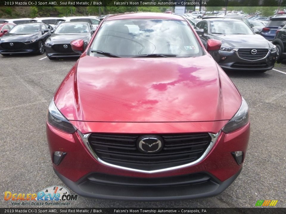 2019 Mazda CX-3 Sport AWD Soul Red Metallic / Black Photo #4