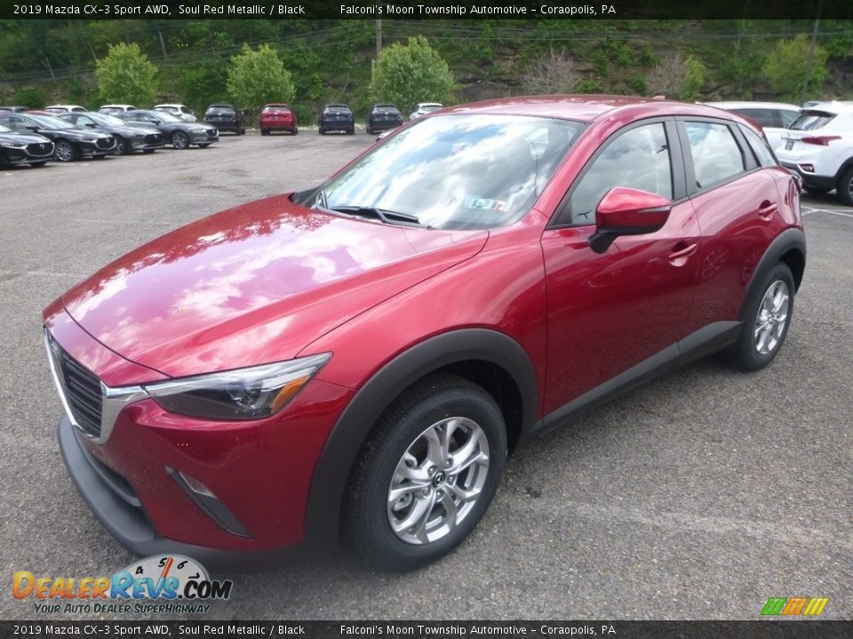 2019 Mazda CX-3 Sport AWD Soul Red Metallic / Black Photo #5