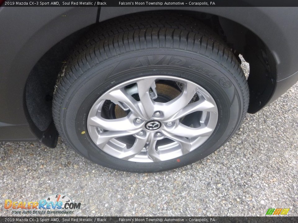2019 Mazda CX-3 Sport AWD Soul Red Metallic / Black Photo #7