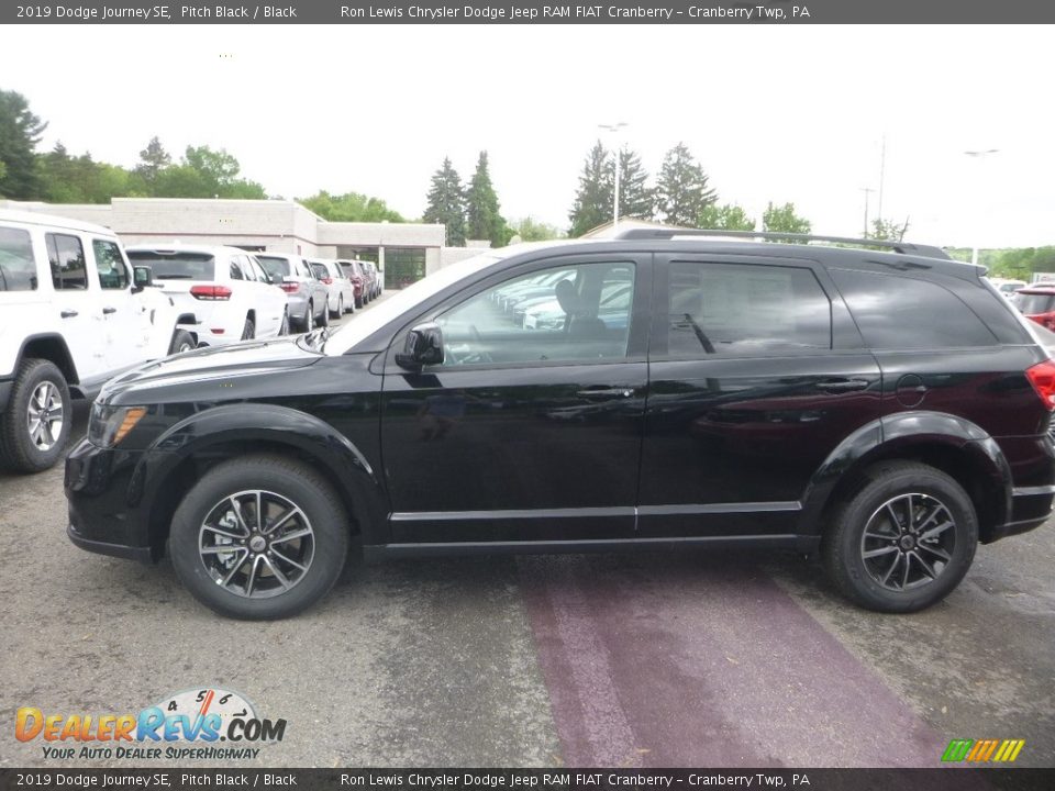 2019 Dodge Journey SE Pitch Black / Black Photo #2