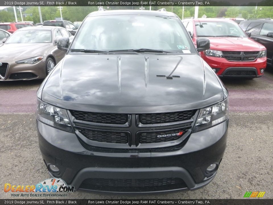 2019 Dodge Journey SE Pitch Black / Black Photo #8