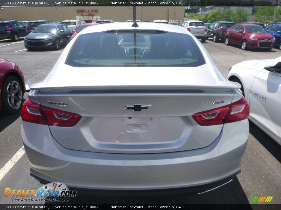 2019 Chevrolet Malibu RS Silver Ice Metallic / Jet Black Photo #4