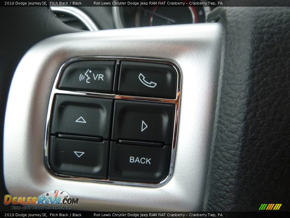 2019 Dodge Journey SE Pitch Black / Black Photo #17