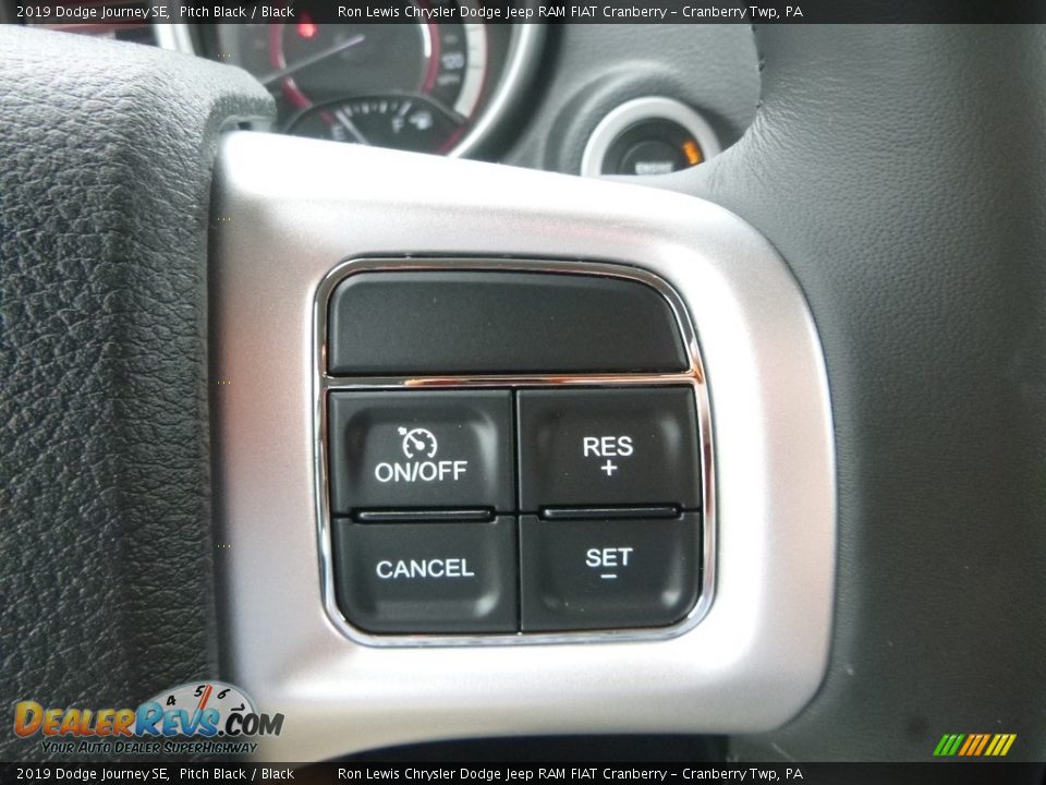 2019 Dodge Journey SE Pitch Black / Black Photo #18