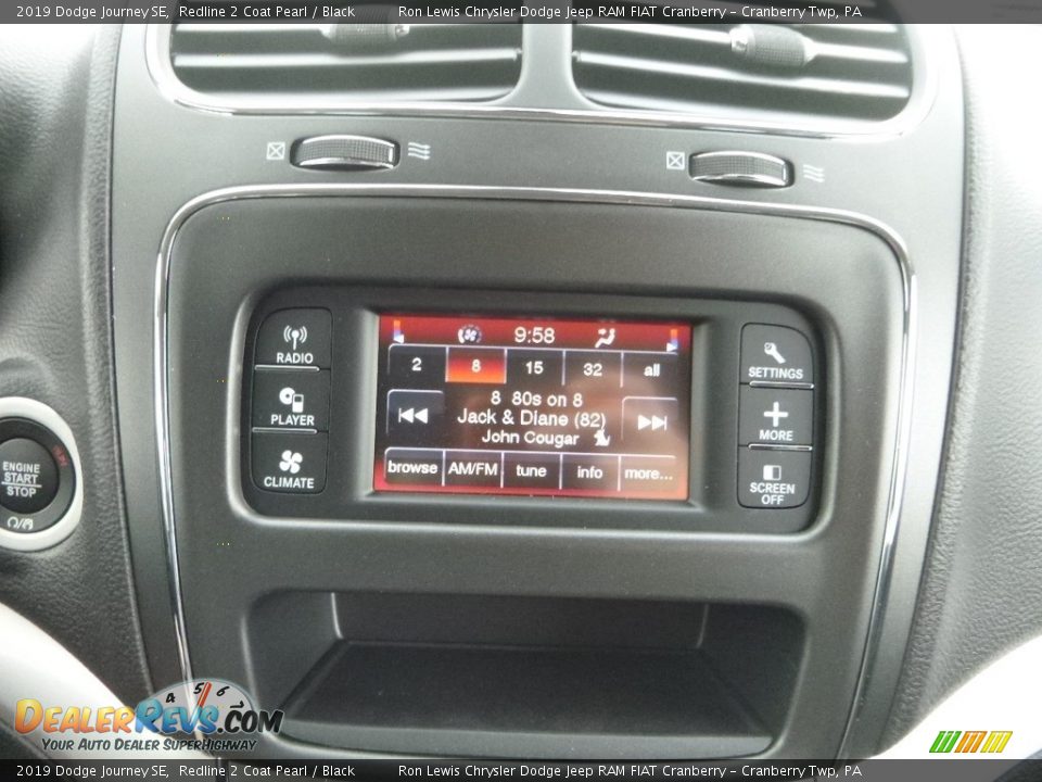 2019 Dodge Journey SE Redline 2 Coat Pearl / Black Photo #16