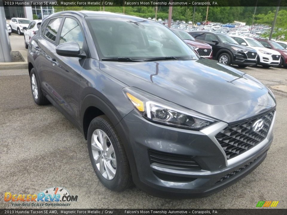 2019 Hyundai Tucson SE AWD Magnetic Force Metallic / Gray Photo #3