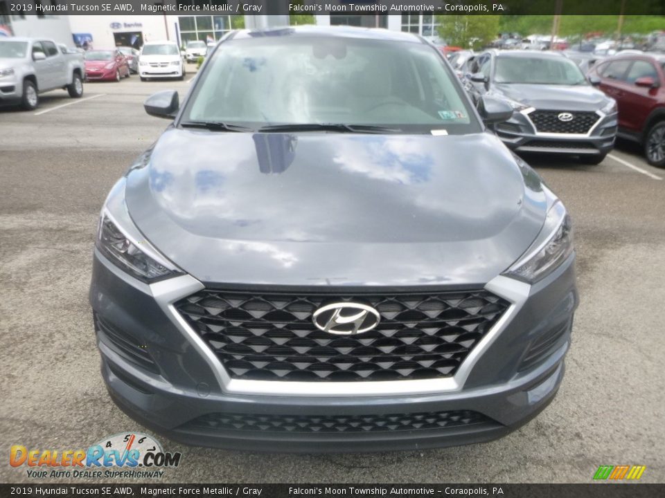 2019 Hyundai Tucson SE AWD Magnetic Force Metallic / Gray Photo #4