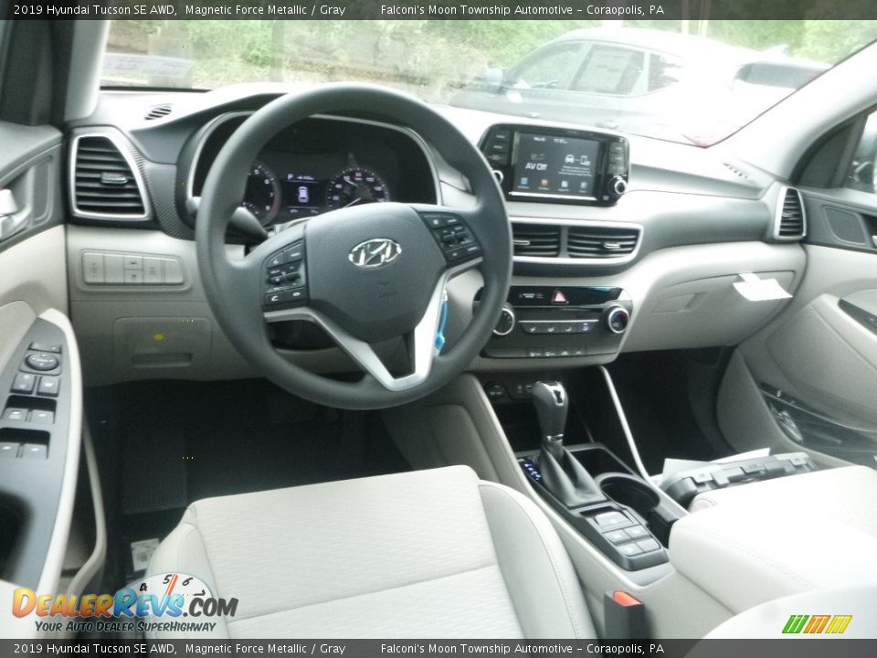 2019 Hyundai Tucson SE AWD Magnetic Force Metallic / Gray Photo #10