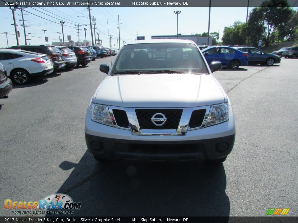 2013 Nissan Frontier S King Cab Brilliant Silver / Graphite Steel Photo #3