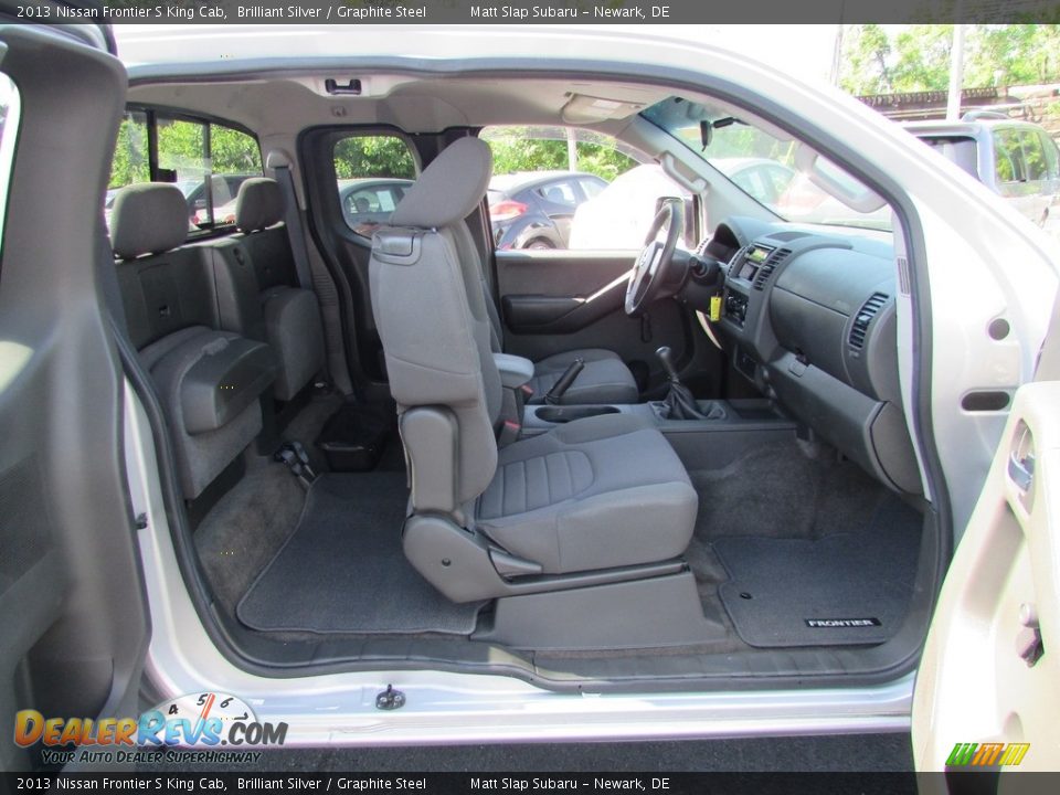 2013 Nissan Frontier S King Cab Brilliant Silver / Graphite Steel Photo #16