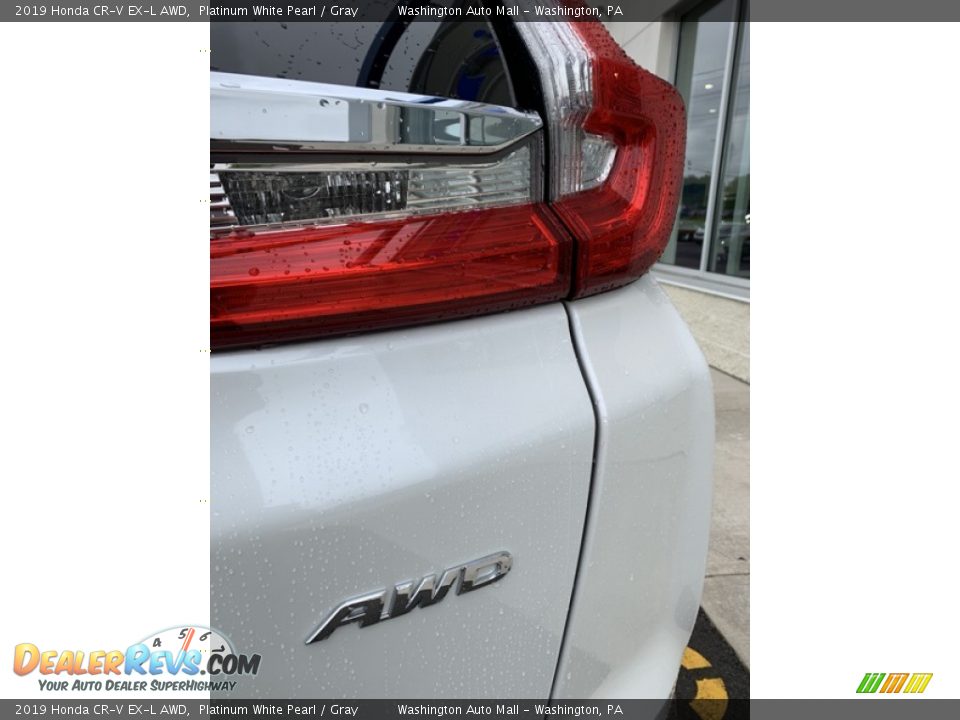 2019 Honda CR-V EX-L AWD Platinum White Pearl / Gray Photo #23