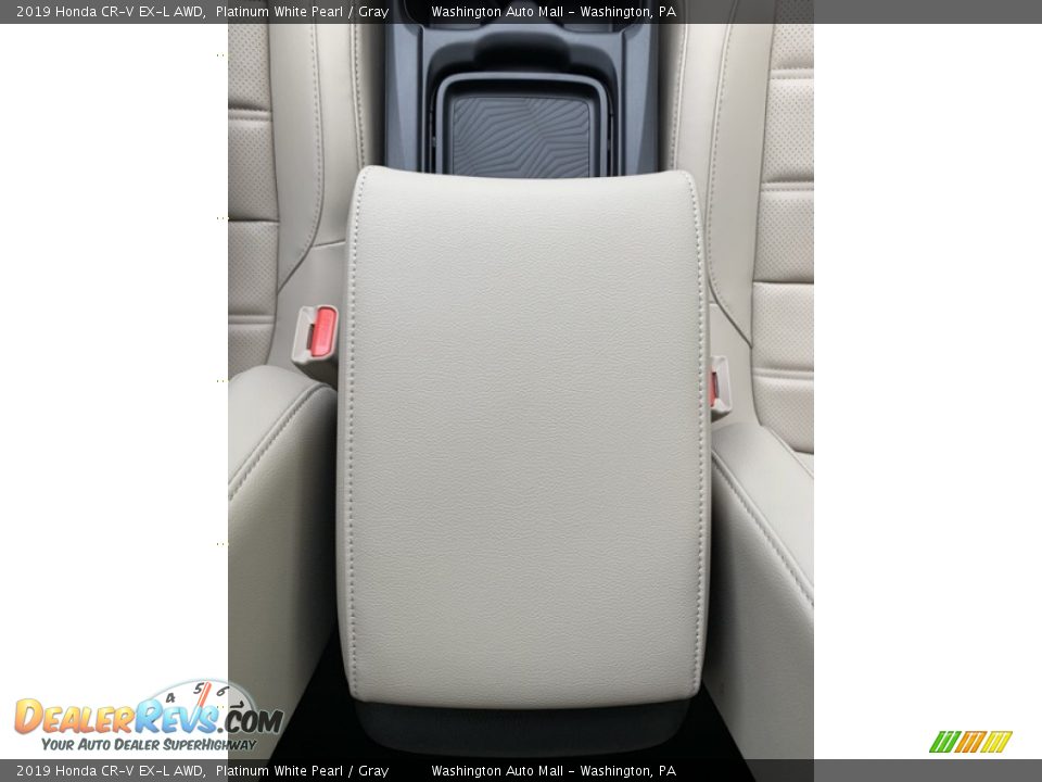 2019 Honda CR-V EX-L AWD Platinum White Pearl / Gray Photo #36