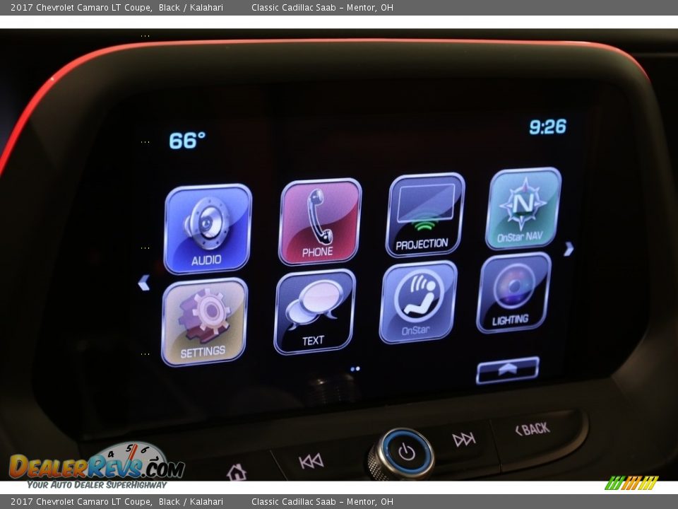 2017 Chevrolet Camaro LT Coupe Black / Kalahari Photo #14