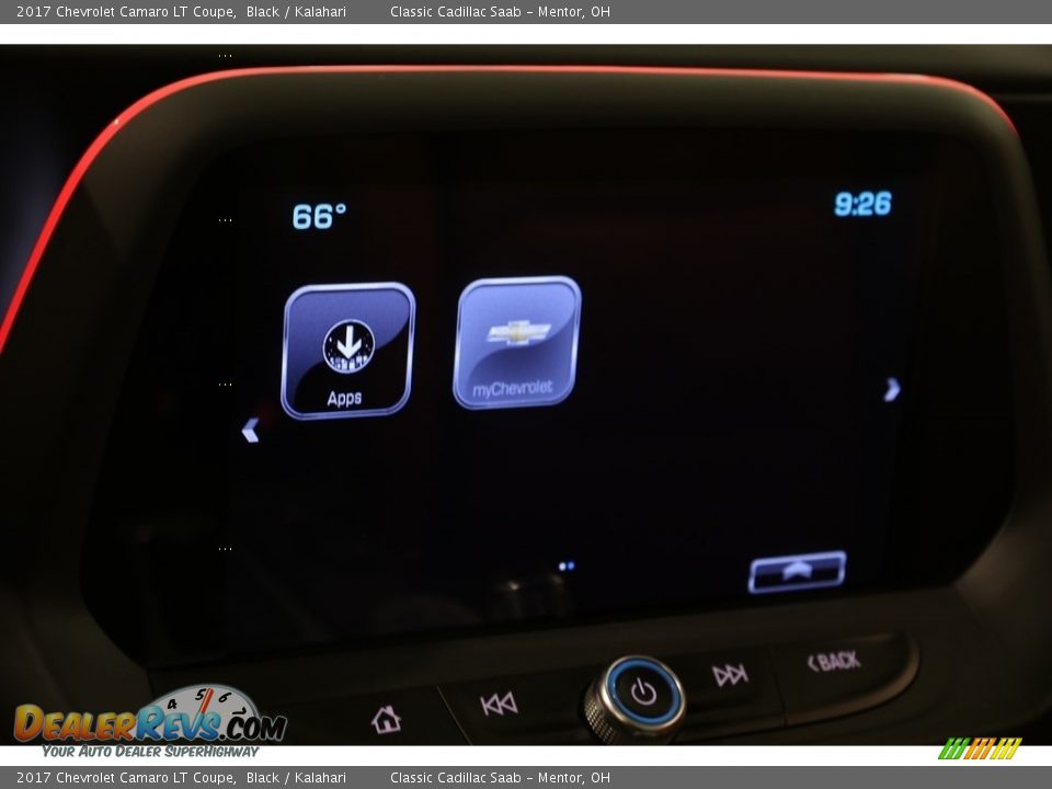 2017 Chevrolet Camaro LT Coupe Black / Kalahari Photo #15