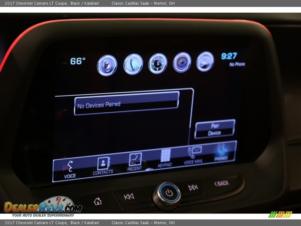 2017 Chevrolet Camaro LT Coupe Black / Kalahari Photo #16