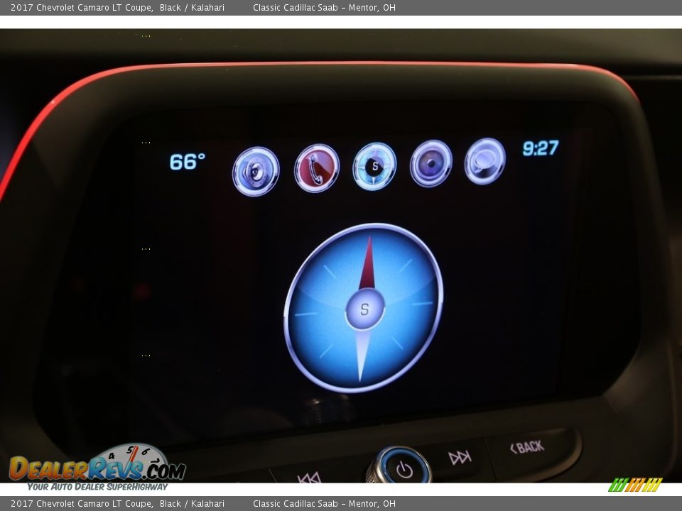 2017 Chevrolet Camaro LT Coupe Black / Kalahari Photo #17