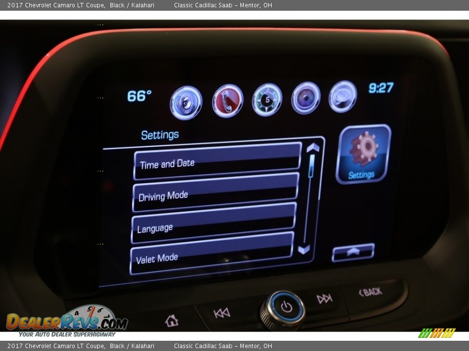 2017 Chevrolet Camaro LT Coupe Black / Kalahari Photo #18