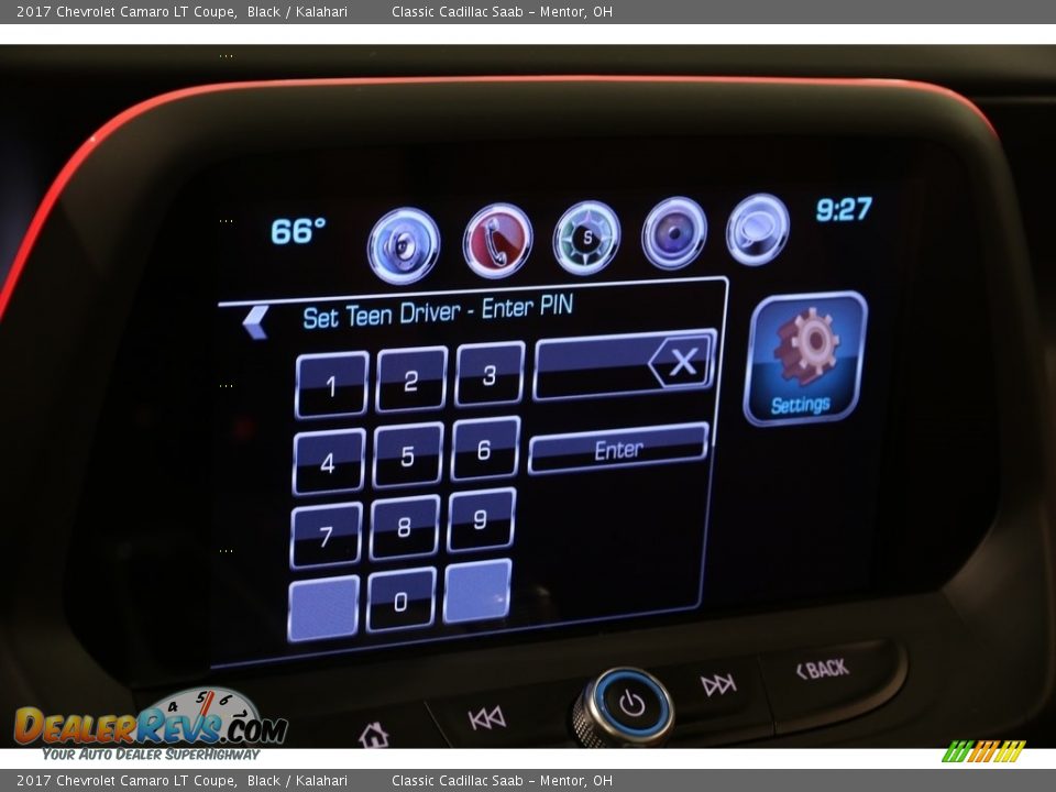 2017 Chevrolet Camaro LT Coupe Black / Kalahari Photo #21