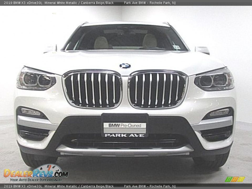 2019 BMW X3 xDrive30i Mineral White Metallic / Canberra Beige/Black Photo #8