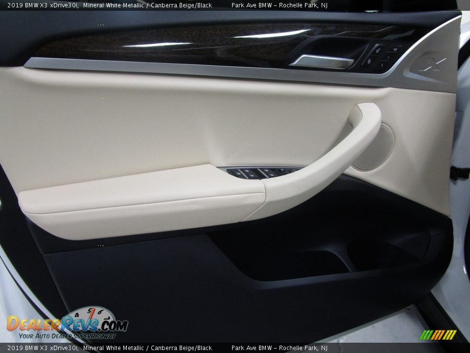 2019 BMW X3 xDrive30i Mineral White Metallic / Canberra Beige/Black Photo #9