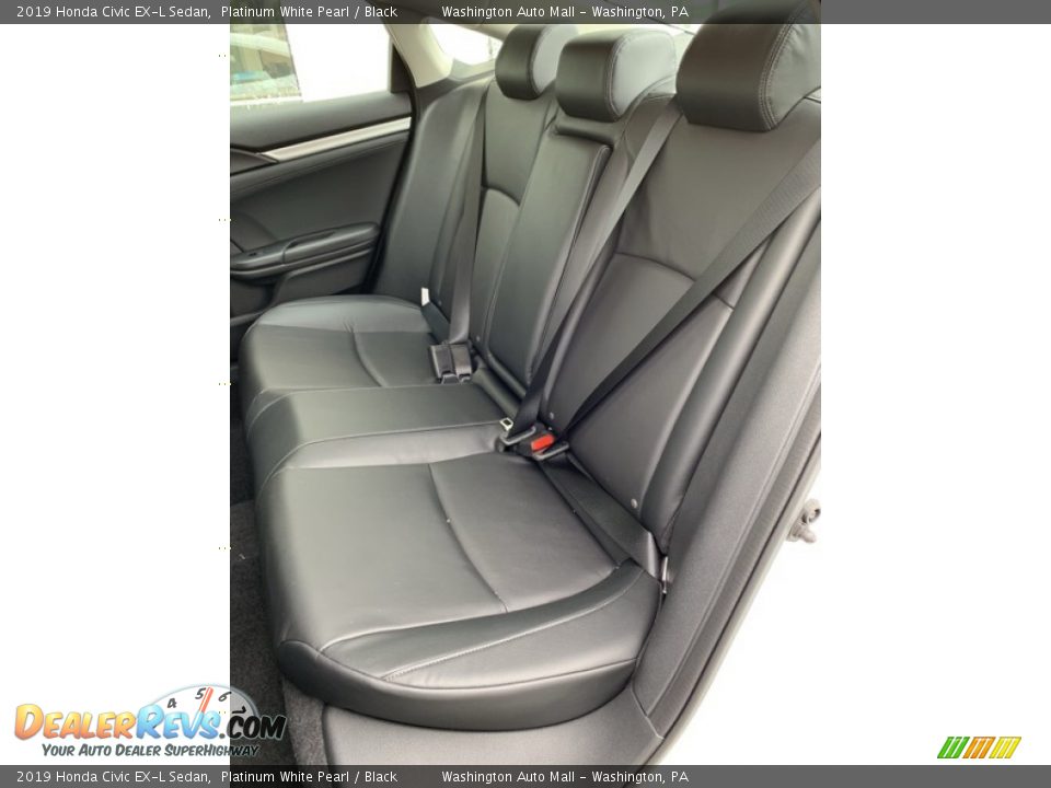 Rear Seat of 2019 Honda Civic EX-L Sedan Photo #18